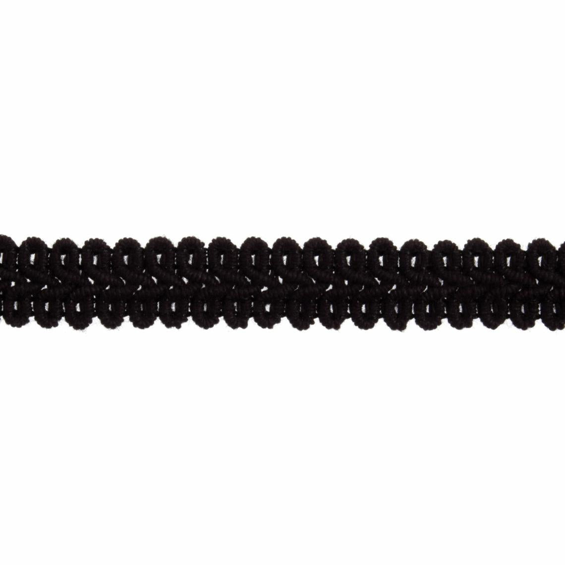 2m x Black Braid Gimp 15mm Excellent Quality Trimming Metre, Clothes, Funishing, Craft