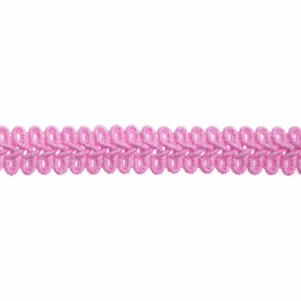 2m x Pink Braid Gimp 15mm Excellent Quality Trimming Metre, Clothes, Funishing, Craft