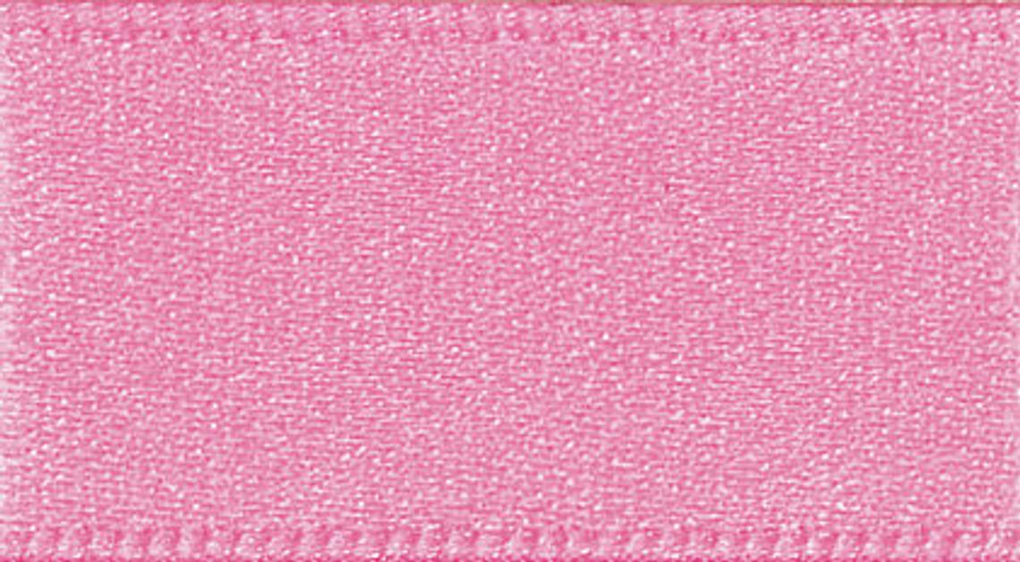 2 Metres Pink- Double Faced Satin Fabric - 35mm Wide - Clothes, Funishing, Craft