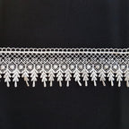 3"/52mm Falling Leaves Cream Excellent Quality Delicate Intricate Guipure Lace Trim - by the metre