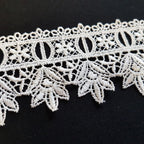 2"/50mm Cream Flowers Floral Excellent Quality Delicate Intricate Guipure Lace Trimming Ribbon - by the metre - Tailortime