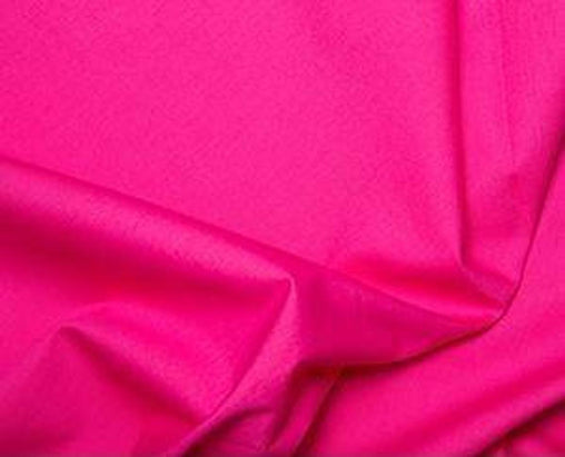 Excellent Quality Plain Pomegranate Cerise Pink 100% Cotton Poplin Fabric 121gsm Sewing Quilting Clothes Craft Home Decor