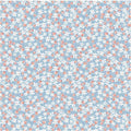 Pastel Petit Flowers Peach Blue Blender Excellent Quality 100% Cotton Fabric Craft Sewing Clothes Home Decor 60" Wide Per Large Fat Quarter