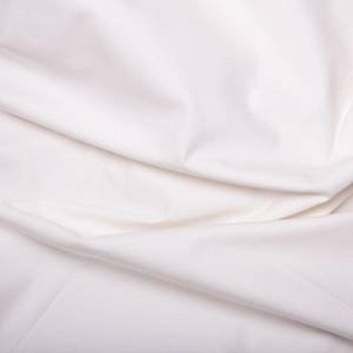Excellent Quality Plain Ivory Off White 100% Cotton Poplin Fabric 121gsm Sewing Quilting Craft Home Decor