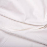 Excellent Quality Plain Ivory Off White 100% Cotton Poplin Fabric 121gsm Sewing Quilting Craft Home Decor