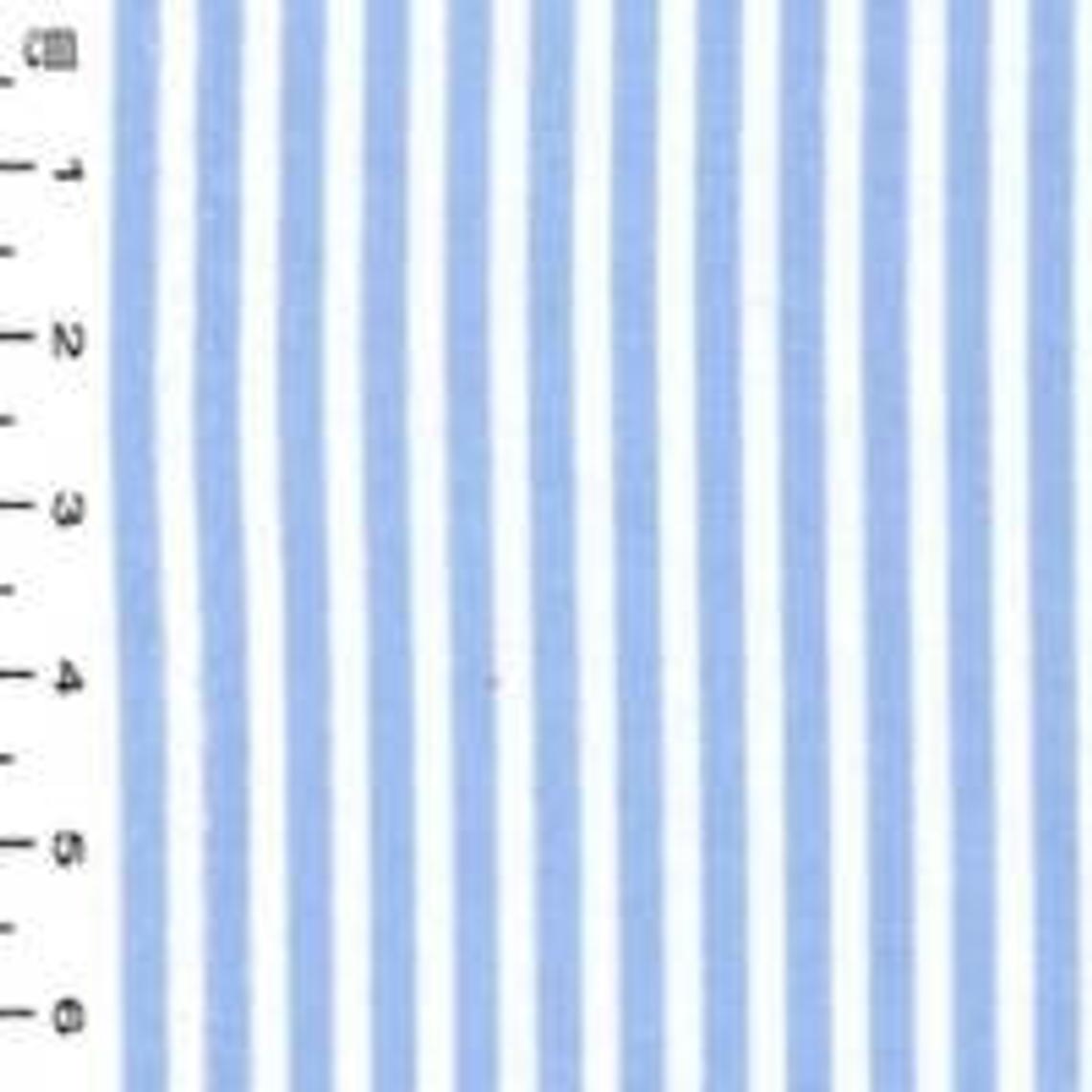 Excellent Quality Blue Stripes 100% Cotton Poplin Fabric 130gsm Sewing Quilting Baby Clothes Craft Home Decor