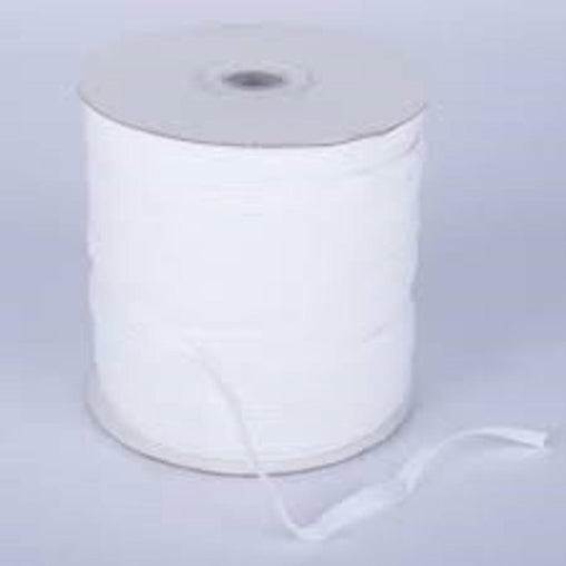 10 metres 06mm or 1/4" White Cotton Tape Thin Webbing Ribbon Craft Sewing