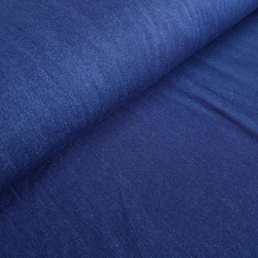 8oz Lightweight Pre-washed 100% Cotton Denim Fabric - Dark - Vera Fabrics