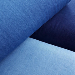 8oz Lightweight Pre-washed 100% Cotton Denim Fabric - Medium - Vera Fabrics