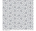 Delilah White & Grey Love Hearts Cotton Fabric - Vera Fabrics